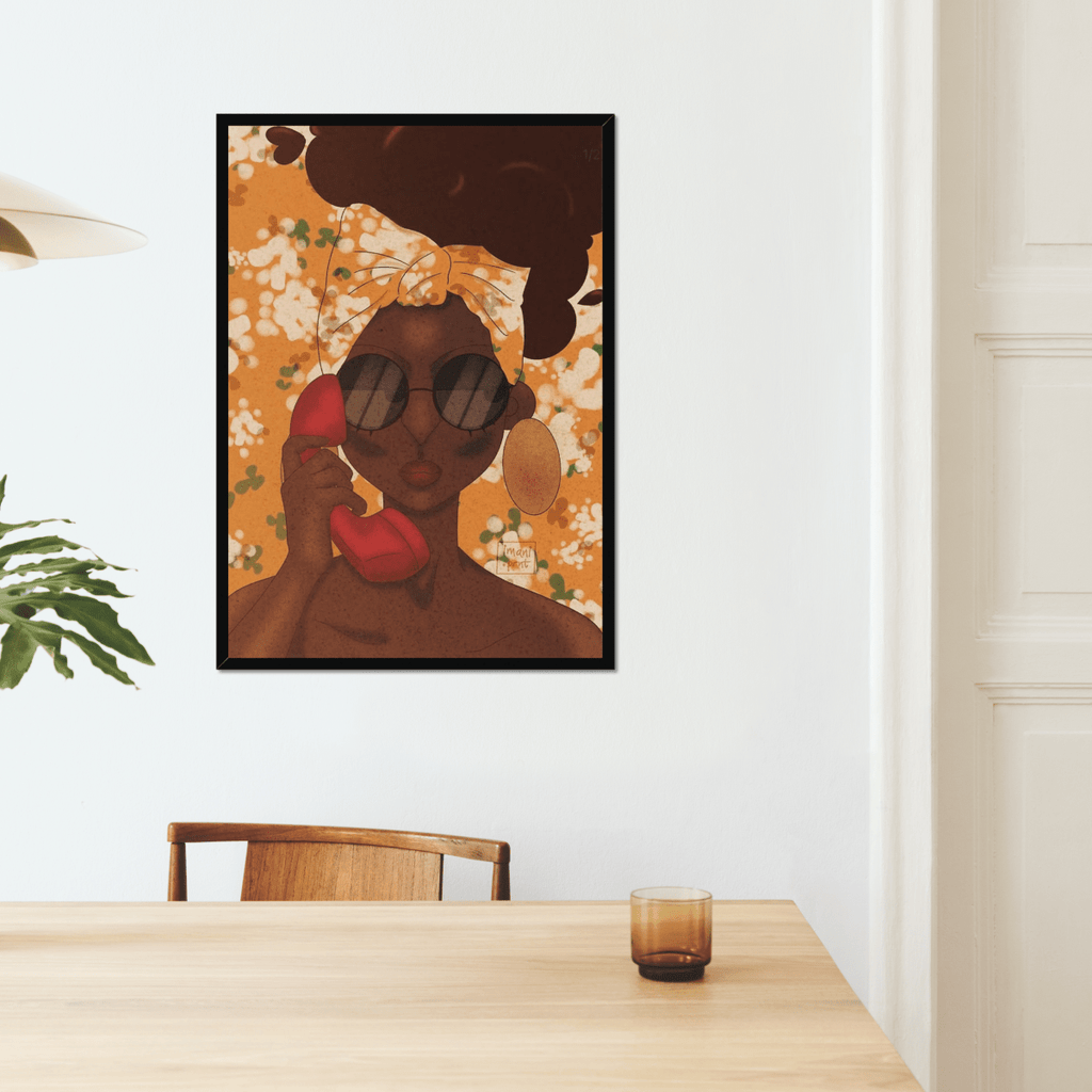Tangerine - Kinai Studio art print