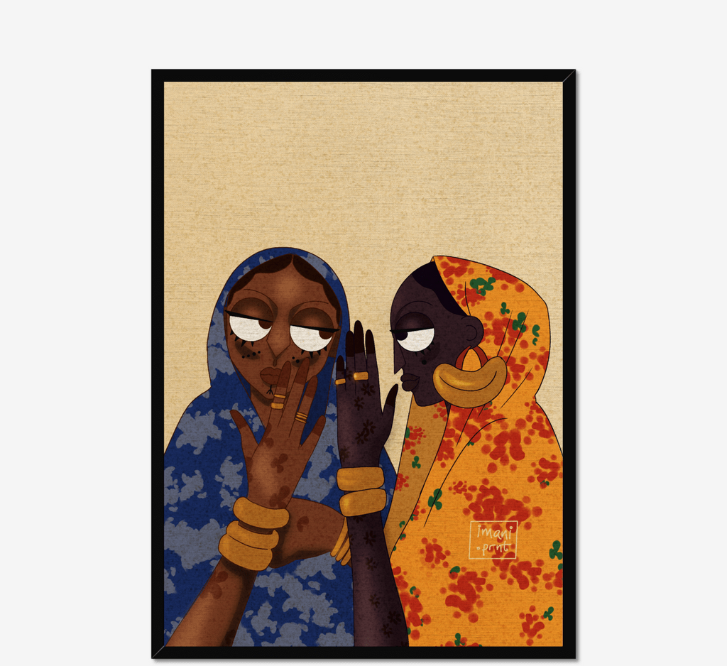 Henna & Gold - Kinai Studio art print