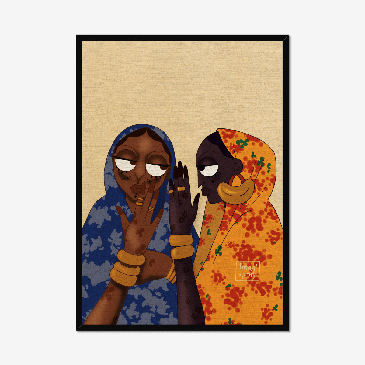 Henna & Gold - Kinai Studio art print