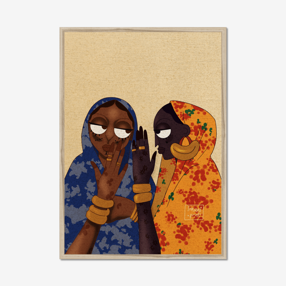 Henna & Gold - Kinai Studio art print